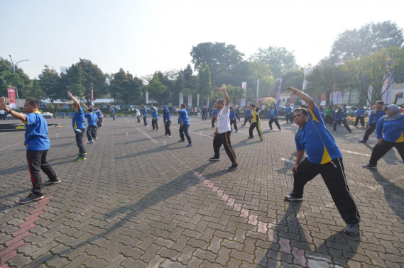 Ilustrasi: Sambut Ramadhan, Pegawai Ditjen SDPPI Bermaaf-maafan Disela Senam Pagi