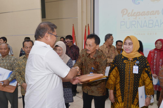 Ilustrasi: 25 Pegawai Purnabakti Dilepas Menteri Rudiantara