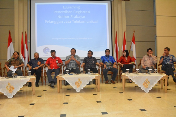 Siaran Pers Tentang Penertiban Registrasi Pelanggan Jasa Telekomunikasi Pra Bayar