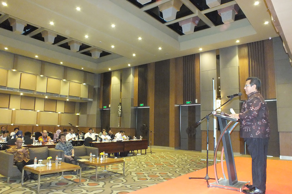 Bimbingan teknis Standardisasi Tata Kelola Teknologi Informasi yang diselenggarakan Direktorat Standardisasi PPI, Ditjen SDPPI, Kemkominfo, di Yogyakarta, pada 8-9 Agustus 2018.