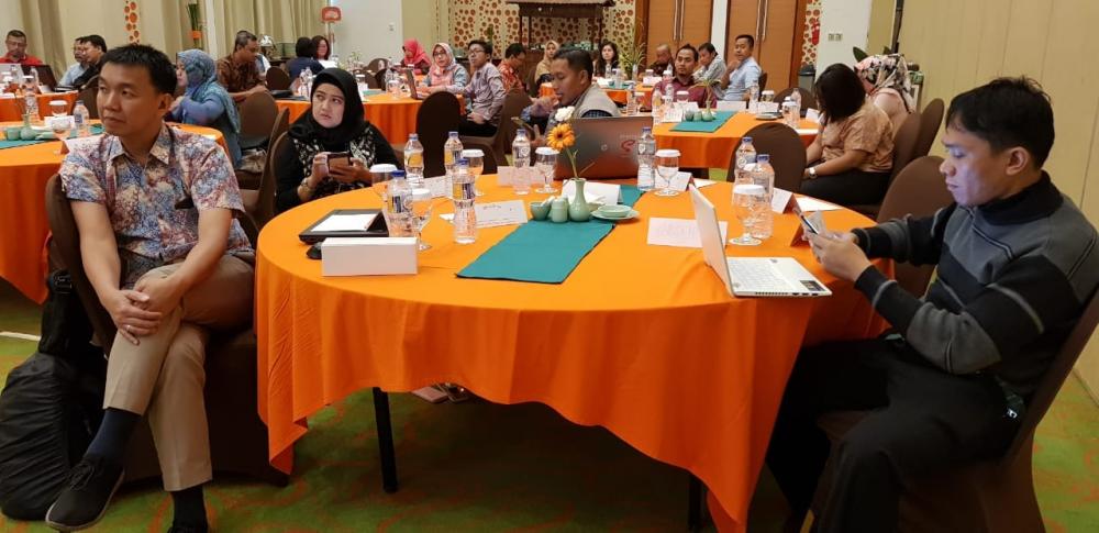 Koordinasi pelayanan perizinan frekuensi radio yang diselenggarakan DIrektorat Operasi Sumber Daya di Batam, Kepulauan Riau, Rabu (8/8).