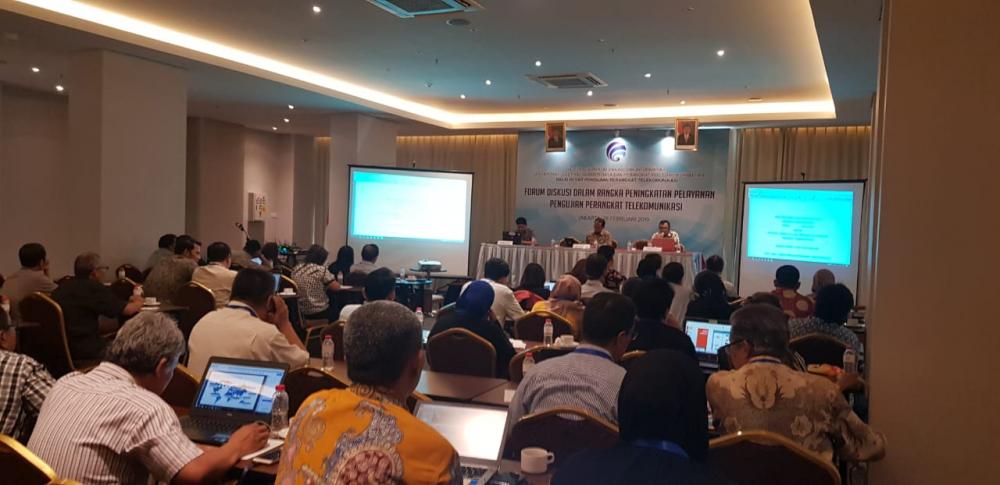Suasana Forum Diskusi untuk Tingkatkan Layanan Pengujian Perangkat Telekomunikasi