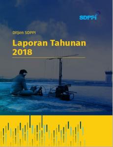 Gambar sampul publikasi Ditjen Infrastruktur Digital: Laporan Tahunan Ditjen SDPPI