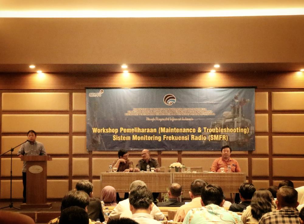 Workshop Pemeliharaan Perangkat SMFR di Yogyakarta, Selasa (27/8/2019).