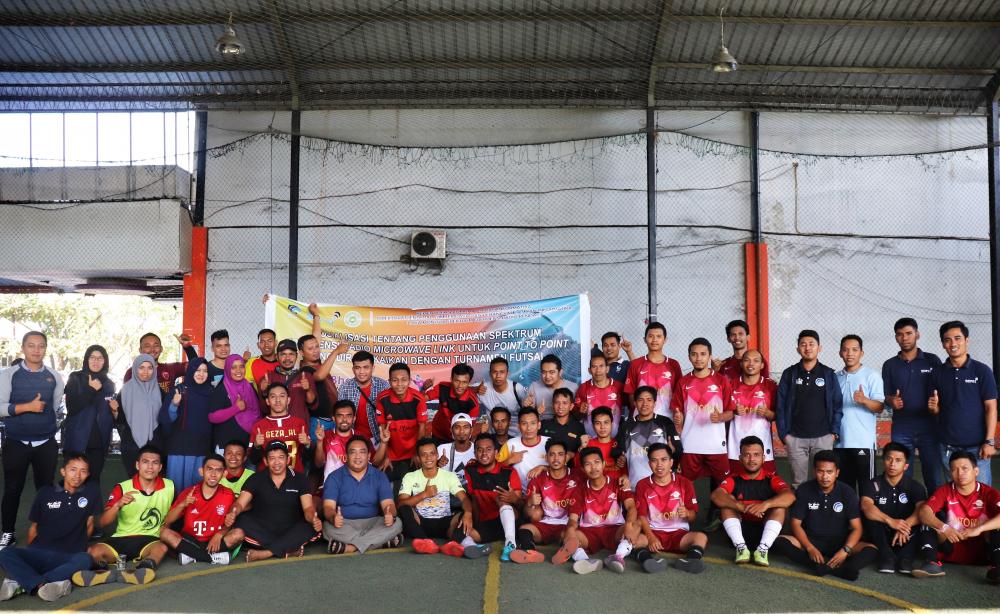 UPT Kendari gelar turnamen footsal dalam rangka rengkaian peringatan Hari Bakti Postel yang ke-74 yang jatuh pada tanggal 27 Sepetember. Kendari (15/9/2019)