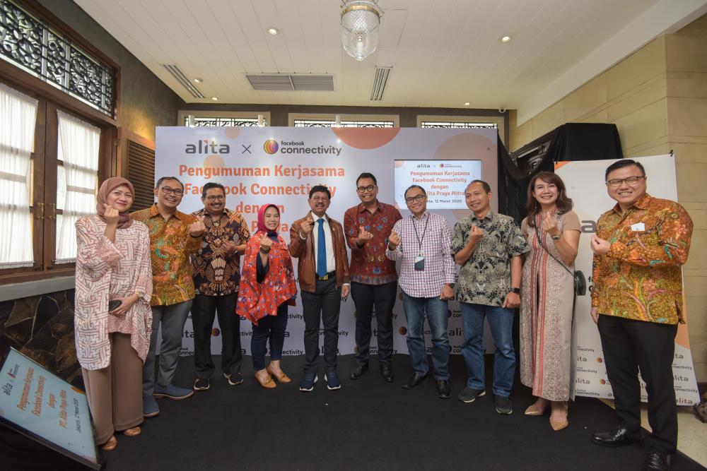 Menkominfo dan Dirjen SDPPI hadiri pemumuman kerja sama Alita dengan Fb Connectivity