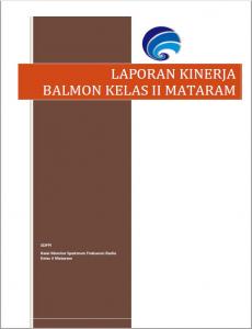 Laporan Kinerja Balai Monitor Spektrum Frekuensi Radio Kelas II Mataram