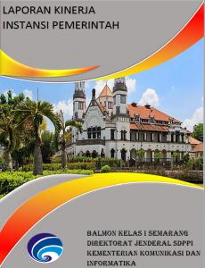 Laporan Kinerja Balai Monitor Spektrum Frekuensi Radio Kelas I Semarang