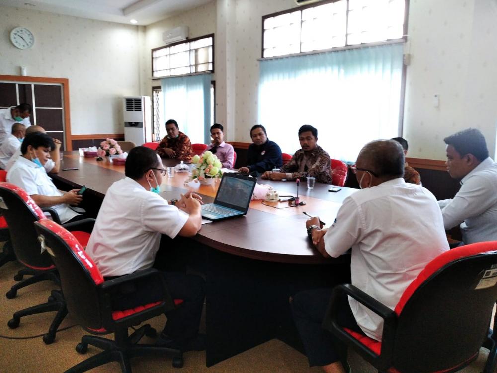 Kepala Balmon Jambi Sular menerima kunjungan kerja enam  Komisioner Komisi Penyiaran Indonesia Daerah (KPID), Senin (8/3/2021). 