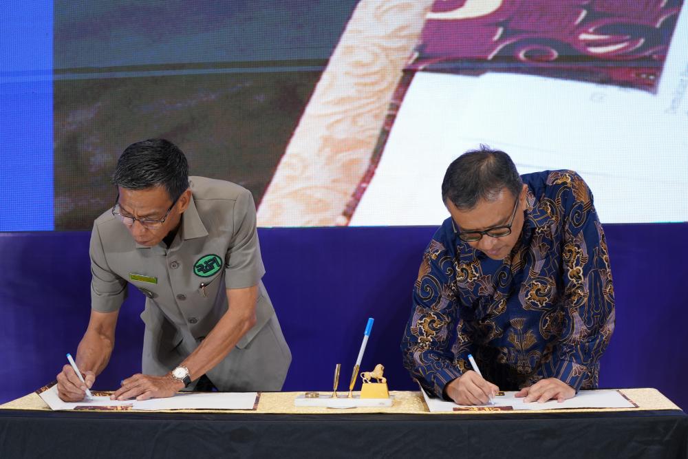 Perjanjian Kerja Sama ditandatangani oleh Direktur Operasi Sumber Daya Dwi Handoko dan Ketua Umum RAPI Nasional Riza Fachrial.