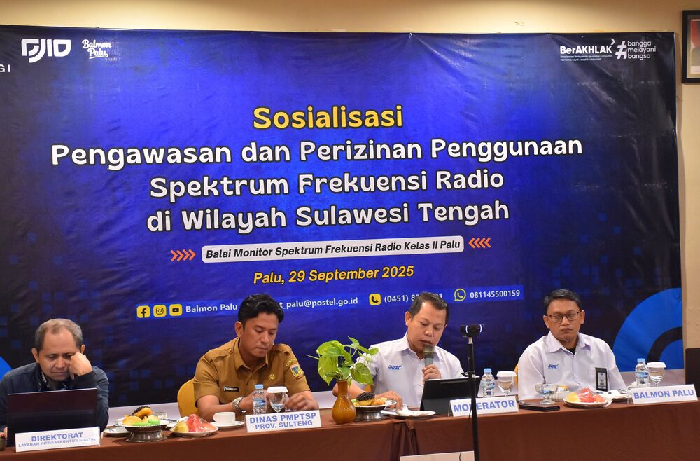 Ilustrasi: Balmon Palu Gencarkan Sosialisasi Tertib Perizinan Frekuensi Radio