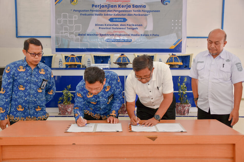 Ilustrasi: Kerja Sama Balmon Palu–DKP Sulteng untuk Tertib Frekuensi Radio Nelayan