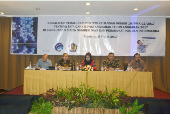 Ilustrasi: Direktorat Jenderal Sumber Daya dan Perangkat Pos dan Informatika (Ditjen SDPPI) pada Kamis (9/3) mensosialisasikan mengenai Tata Cara Revisi Anggaran 2017 kepada seluruh satuan kerjanya