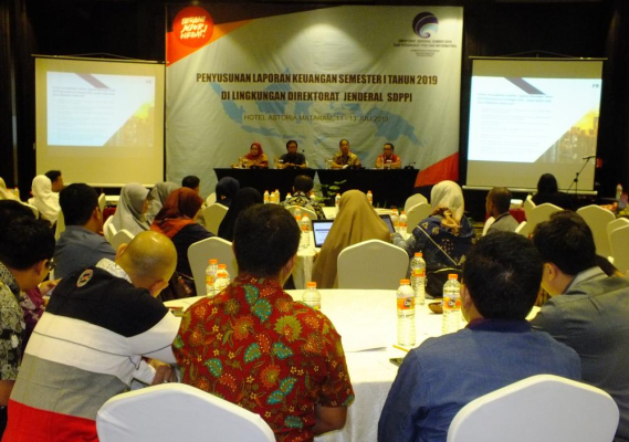 Ilustrasi: Rapat penyusunan Laporan Keuangan Semester I Ditjen SDPPI (11/7/2019)