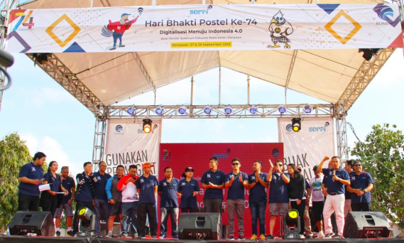 Ilustrasi: Balmon Spekfrekrad Kelas I Denpasar  beserta komunitas Postel peringati Hari Bhakti Postel ke-74