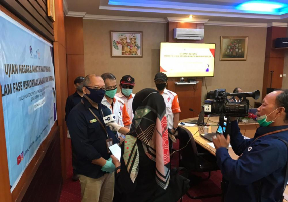 Ilustrasi: Sempat vakum beberapa bulan akibat Pandemi Covid-19, Balai Monitor Spektrum Frekuensi Radio Kelas II Pontianak kembali menggelar Ujian Negara Amatir Radio CAT Reguler, Sabtu (27/6/2020).