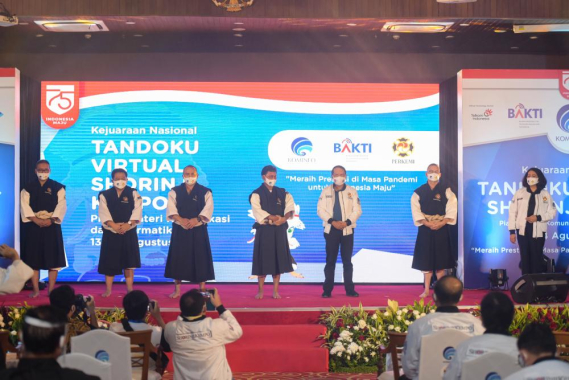 Ilustrasi: Menteri Kominfo membuka kegiatan Kejurnas Kempo yang diselenggarakan oleh Dojo Shorinji Kempo Kementerian Kominfo itu yang bertema “Meraih Prestasi di Masa Pandemi untuk Indonesia Maju”. Cabang olahraga yang pertama di Indonesia secara virtual  berlangsung selama dua hari dari tanggal 13 s.d. 14 Agustus 2020.