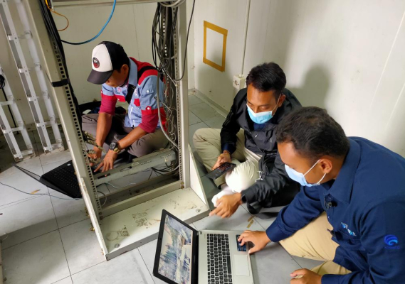 Ilustrasi: Balai Monitor Kelas I Medan bersama Telkom Witel Medan berhasil mengatasi interferensi frekuensi radio backhaul stasiun STB568 Bukit Lawang di wilayah Langkat, Sumatera Utara.