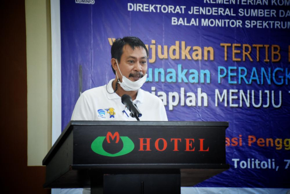 Ilustrasi: Balai Monitor Spektrum Frekuensi Radio Kelas II Palu (Balmon Palu) gelar Sosialisasi Penggunaan Spektrum Frekuensi Radio di Kota Tolitoli Kab. Tolitoli Sulawesi Tengah. (7/10/2021)